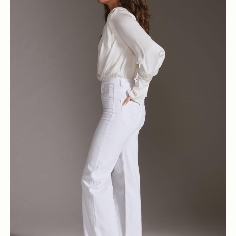 New Anthropologie x FAVORITE DAUGHTER THE JORDIE SUPER HIGH RISE WIDE LEG